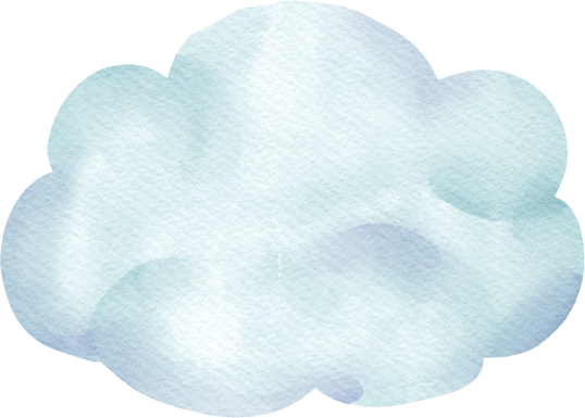 watercolor cloud